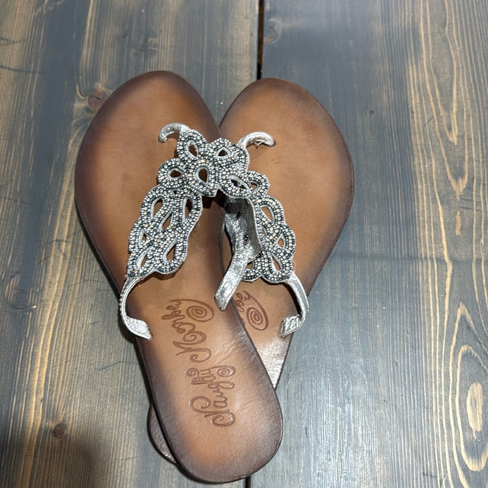 Beaded Flip Flops